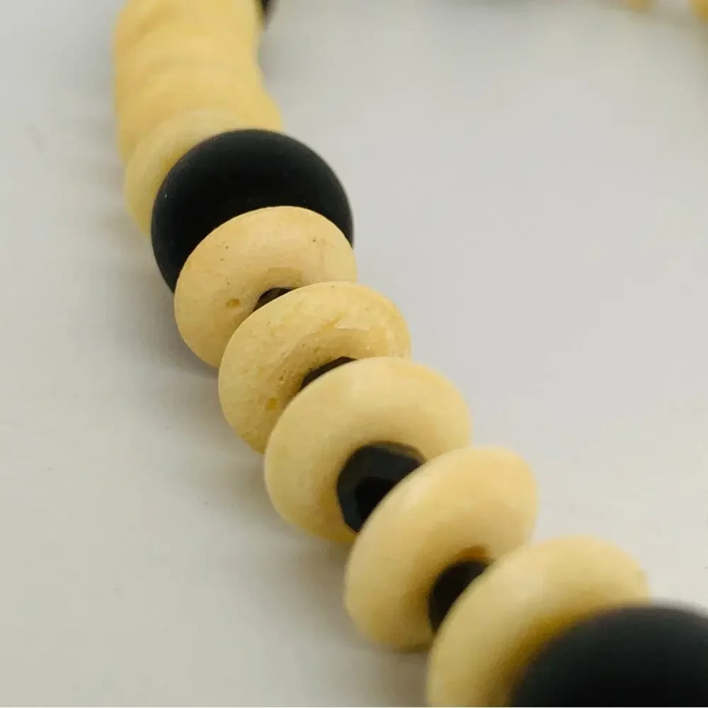 Vintage Bovine Bone Necklace